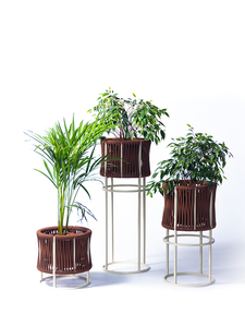 ROPE WOVEN PLANTERS